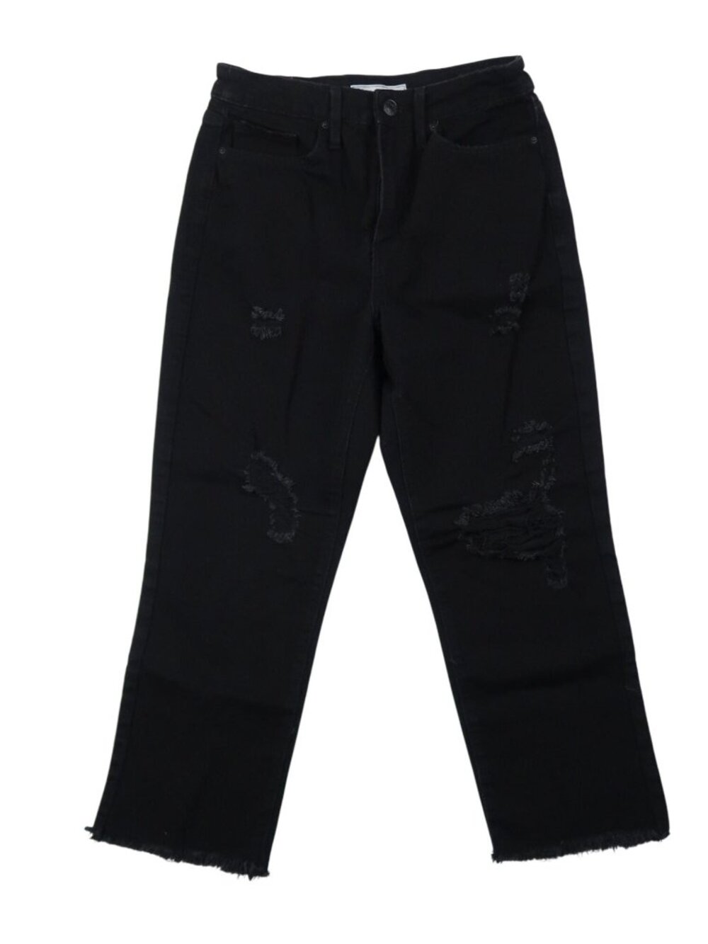 ✨3/$30 Black 9 29 YMI Dream Jeans Distressed Raw Hem Straight Leg